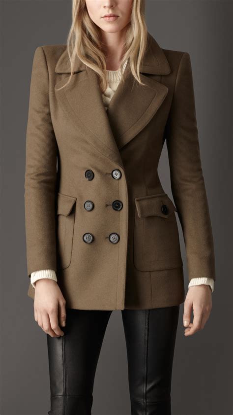 burberry peacoat women.